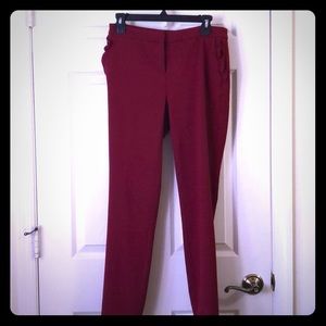 Cynthia Rowley Red dress pants